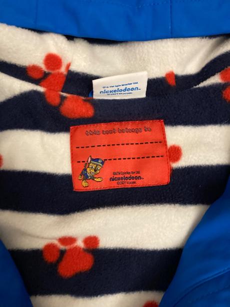 Prechodná nepremokavá bundička paw patrol, f&f,110