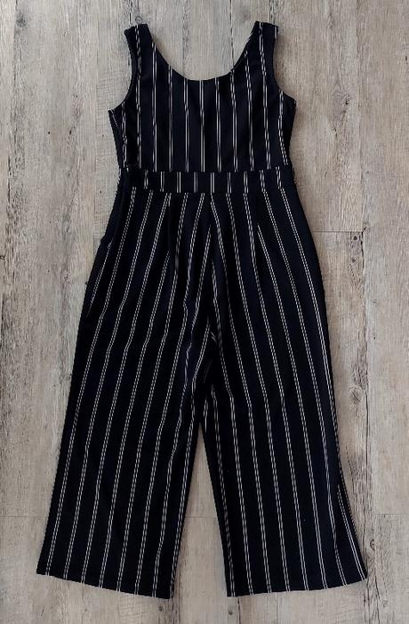 Elegantný pásikavý overal, m