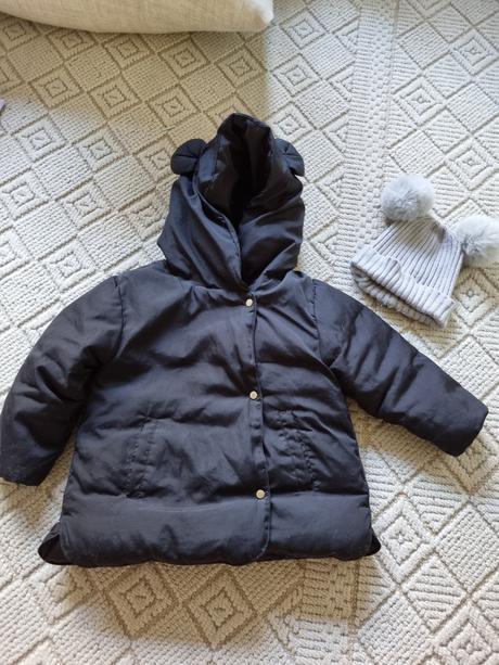 Cierna zimna bunda zn. zara, zara,92