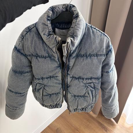 Krátka prešívaná bunda, bershka,xs