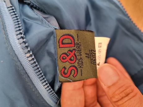 Obojstranna prechodna bunda (vetrovka) vel.110/116, 110