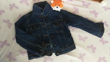 Riflová bundička 5-6 r, denim,110