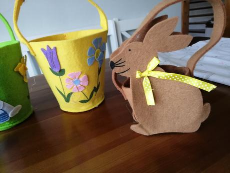 Veľkonocna dekorácia kosik, 