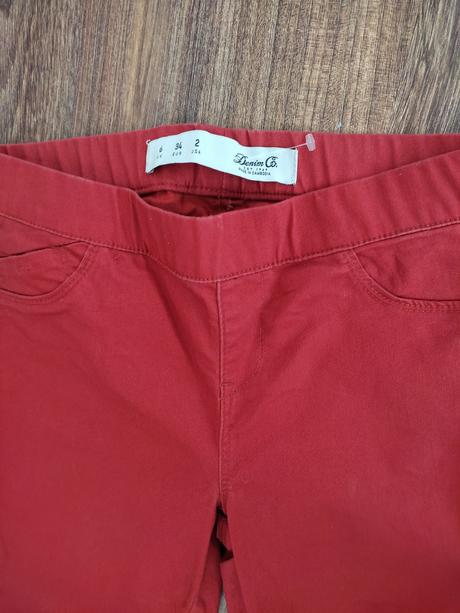 Tehlové nohavice, denim co,xs