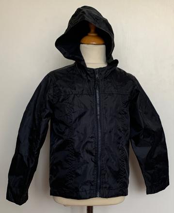 M&s čierna vetrovka s kapucňou (indigo), marks & spencer,116