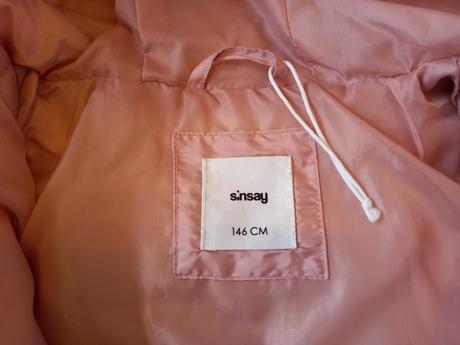 Bunda dievčenská v.146, sinsay,146