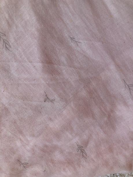 Bledoružová kvetovaná bavlnená plachta s gumou, šírka (cm): 180,dĺžka (cm): 200