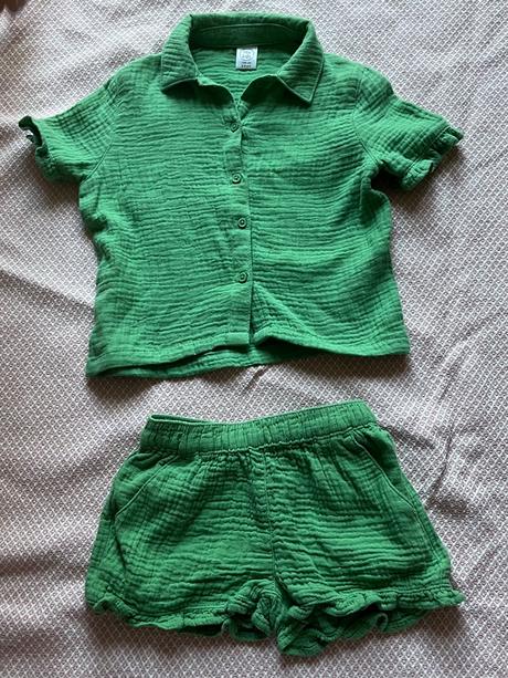 Zelený mušelínový set, 104, 104
