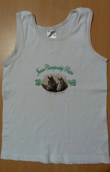 Tielko a nohavičky s koníkmi na 6-8 rokov, 122