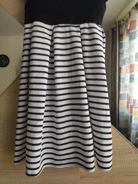 Slávnostné čierno biele šaty, m