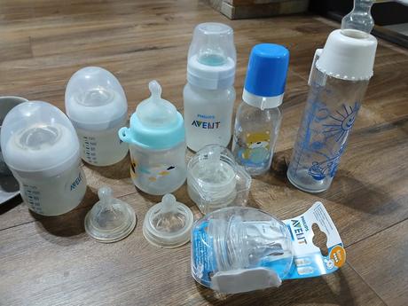 Detské fľaše a misky, avent