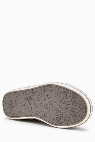 Plátenné slip-on tenisky next uk, next,28 / 35 / 36