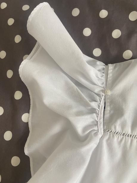 Biela romantická blúzka, reserved,158