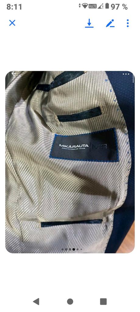 Pánsky slim oblek, 46