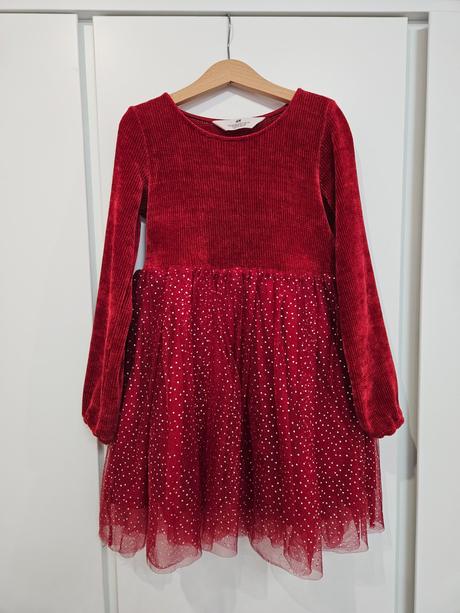 Šaty 122/128, h&m,128