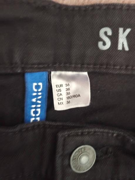 Čierne rifle, h&m,36