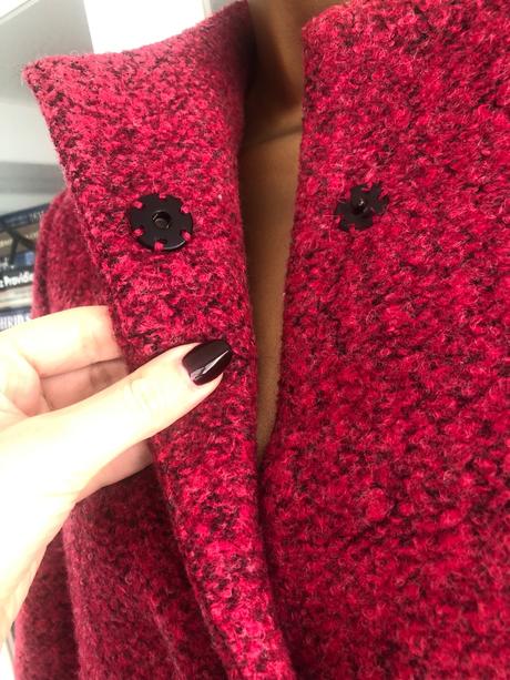 Vlnený kabát zartex, s