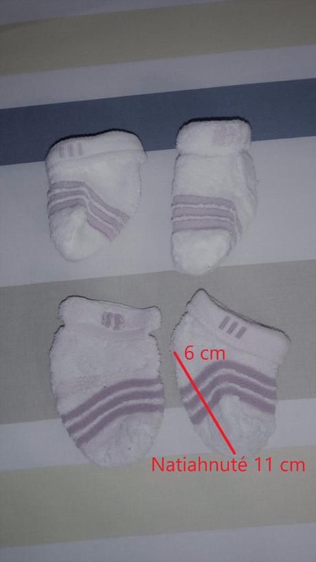 Ponožky newborn 6cm, 17