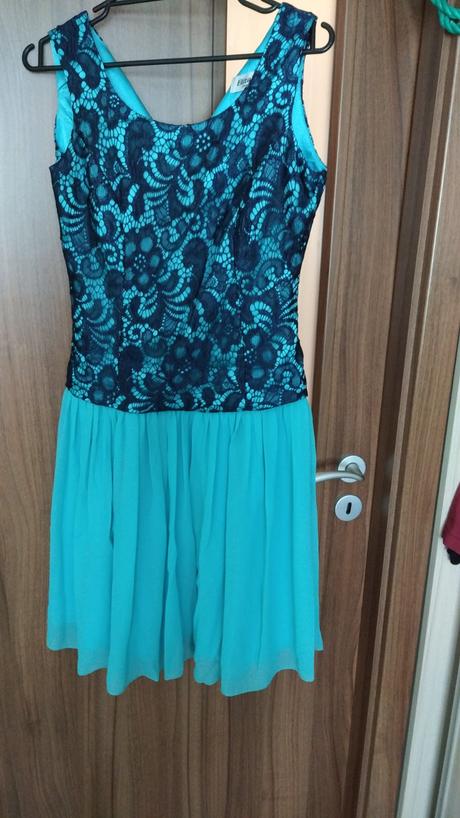 Krajkovo šifónové šaty, m