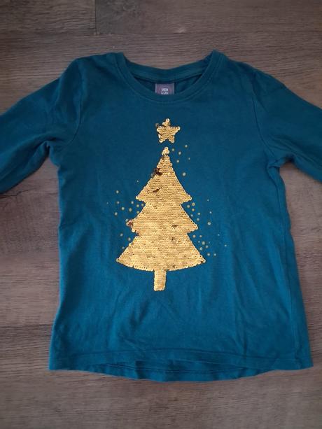 Vianočné tričko vel.116, pepco,116