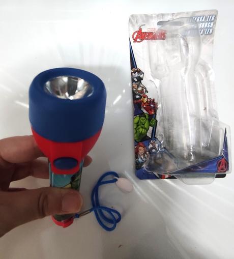 Marvel avengers veľká led baterka kids euroswan,