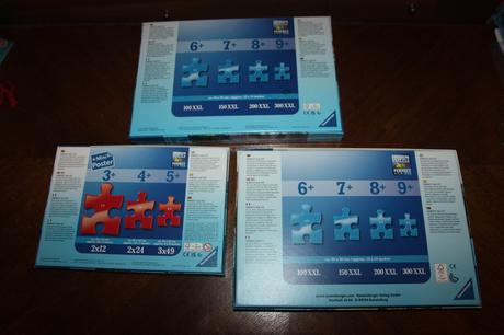 Puzzle dinosaury 100 xxl+200xxl + 3x 49, 