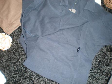 Modrý top vero moda v. l, vero moda,l