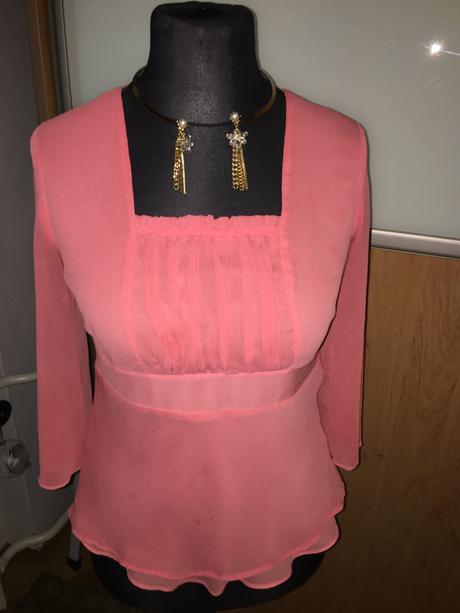 Korálová blúzka, s