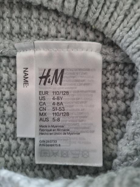 Ciapka 110/128, h&m,116