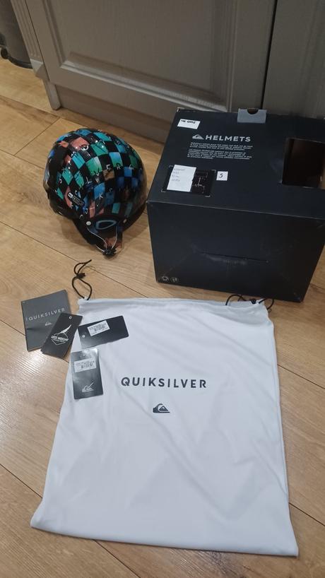 Lyžiarska prilba od nula do 5 rokov 52 cm, quicksilver,s