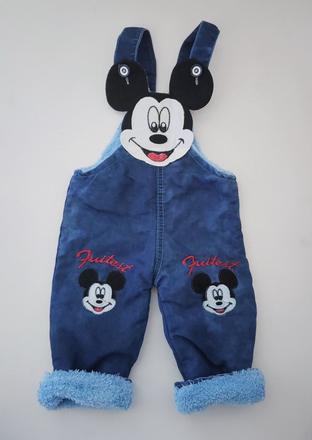 Zateplené nohavice na traky, 62