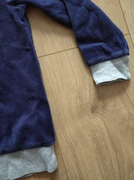 Velúrová mikina h&m, veľ.110/116, h&m,110