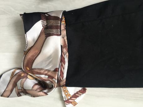 Bluzka s efektom šatky z londýna, l