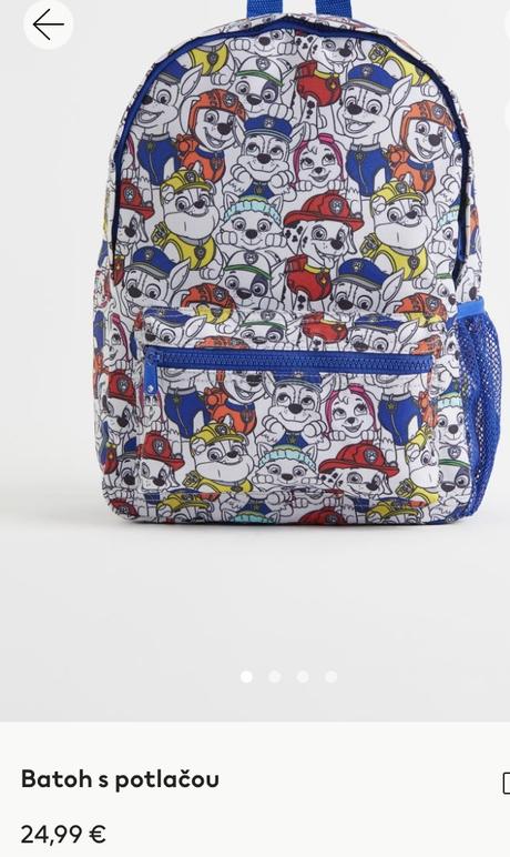 Paw patrol ruksak/batoh, h&m