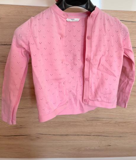 M&s ruzovy kardigan, marks & spencer,110