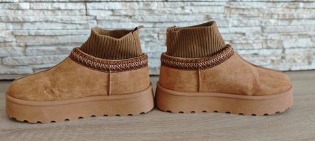 Semišové čižmy/ našuchovačky, štýl "ugg", sinsay,39