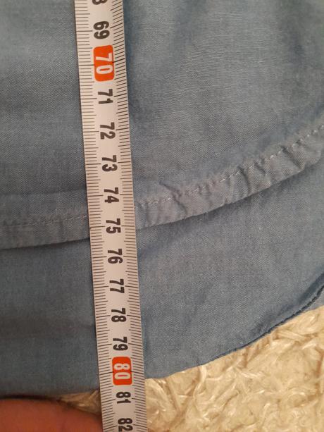 Košelové šaty s roll up rukávmi, h&m,xs