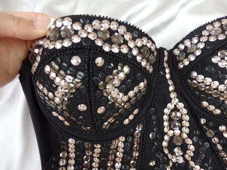 Úpletová korzetová podprsenka, m