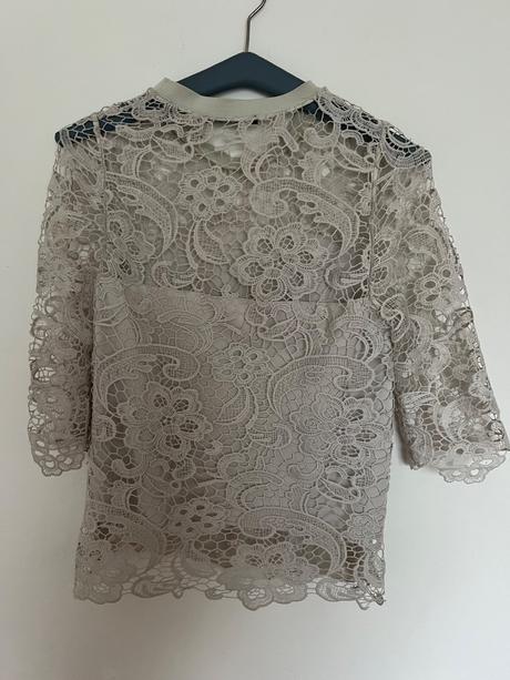 Zara krasne cipkovane tricko zara velk m podsite ,, zara,m