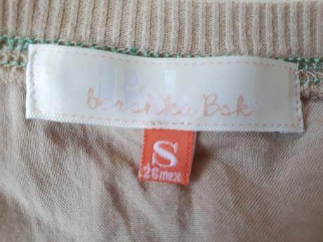 Tričko s trištvrťovým rukávom, bershka,s