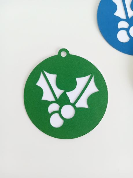 Vianočné visačky farebné, 