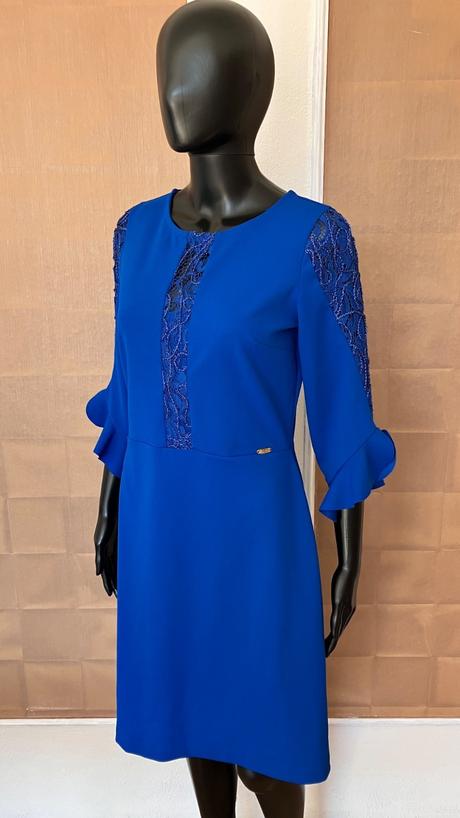 Dámske áčkové šaty elegantné rouge avenue (l), l