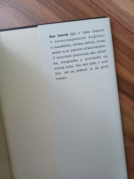 Ak sa prebudí - zoe leová,