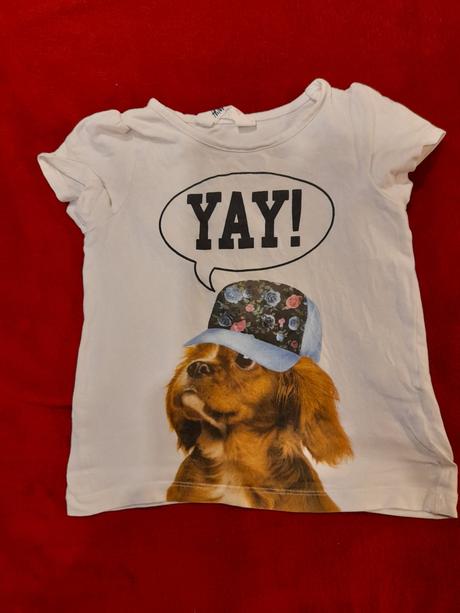 Tričko so psíkom, h&m,98