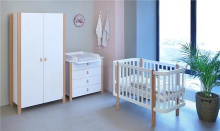 Yappykids yappyétude wardrobe white2 dielna skriňa, 