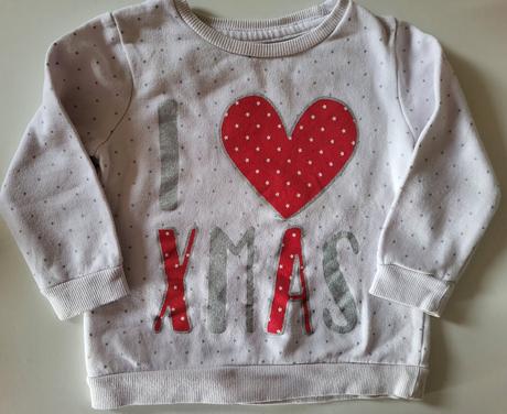 Mikina, vianočný motiv, pepco,80