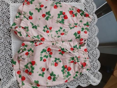 Dievcenske letne sortky s jahodami, h&m,128