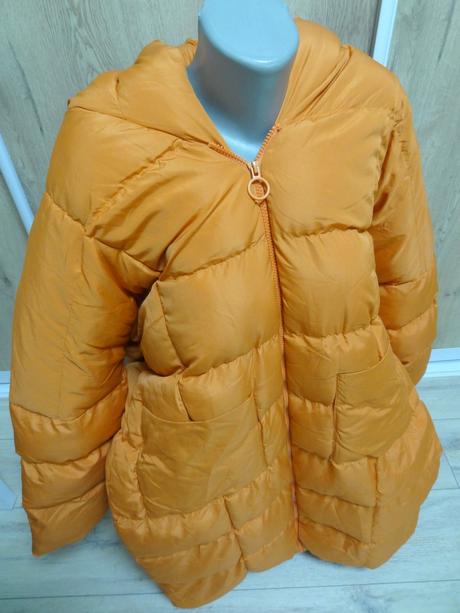 Dámska vetrovka bunda oranžová, 44