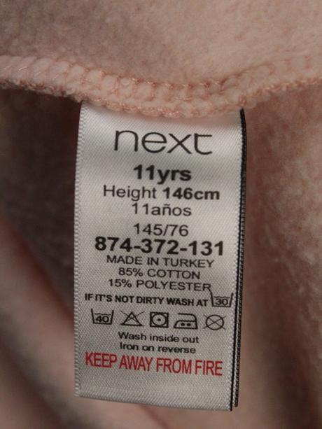 Crop s buldočkami mikina next veľ. 11 r., next,146