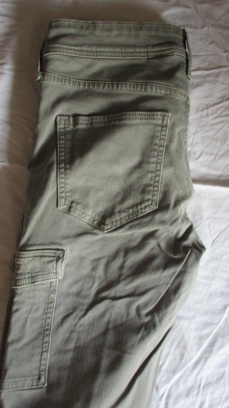 Elastické rifle denim č. 36, h&m,36